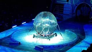 The Ringling brothers last show Motorcycle trick