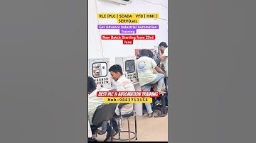 Best PLC SCADA training institute in India | PLC, SCADA, VFD #plc #scada #shorts #plctraining #short