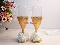 DIY,Wedding Glass Decoration, Kadeh Süsleme,Düğün,Nişan ve Dekorasyon
