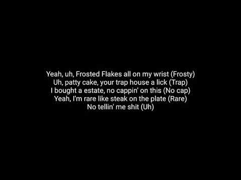 Migos – Frosted flakes (lyrics karaoke ,sing yourself) Quavo part