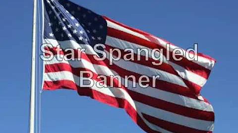 Star Spangled Banner with Lyrics, Vocals, and Beau...