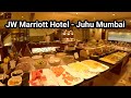 Jw marriott hoteljuhu mumbai  buffet food  dinner with family at five star hotel juhubeachmumbai