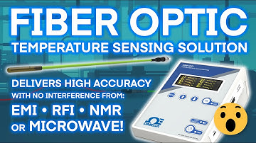 Fiber Optic Temperature Sensing Solution - From Omega - Delivers high accuracy with no signal loss!
