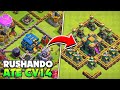 RUSHANDO PRO CV14 SEM PARAR! CRIANDO A PIOR VILA DO CLASH OF CLANS!