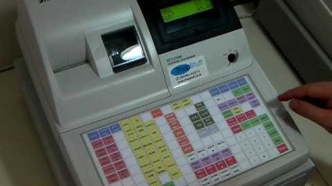 Sam4S ER-5200M Instructions On How To Use The Bar Tab or Table Tracking Function