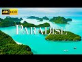 FLYING OVER PARADISE (4K UHD) - Relaxing Music Along With Most Beautiful Islands in the World