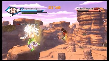 Dragon Ball Xenoverse (PC): SSJ5 Vegeta Vs. SSJ5 Goku Gameplay [MOD]