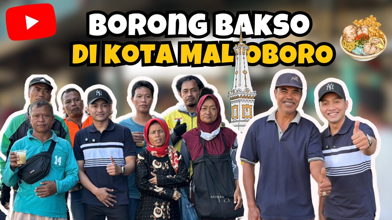 BORONG BAKSO DI MALIOBORO YOGYAKARTA ‼️ SERU BANGET