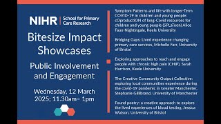 SPCR Bitesized Showcases - Session 4