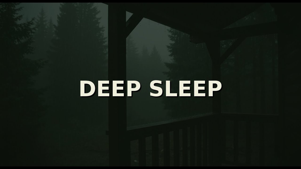 Rain Sounds for Studying | Peaceful Cabin View | 8 Hours of Calm 🌧️