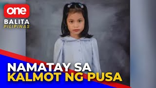 Batang babae sa Misamis Oriental, patay sa kalmot ng pusa