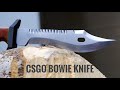 Making CS:GO Bowie Knife out of Rusty Spring Plate