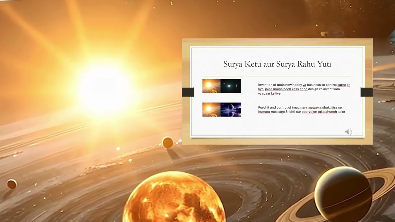 Surya Rahu and Surya Ketu yuti Solar astro vidya
