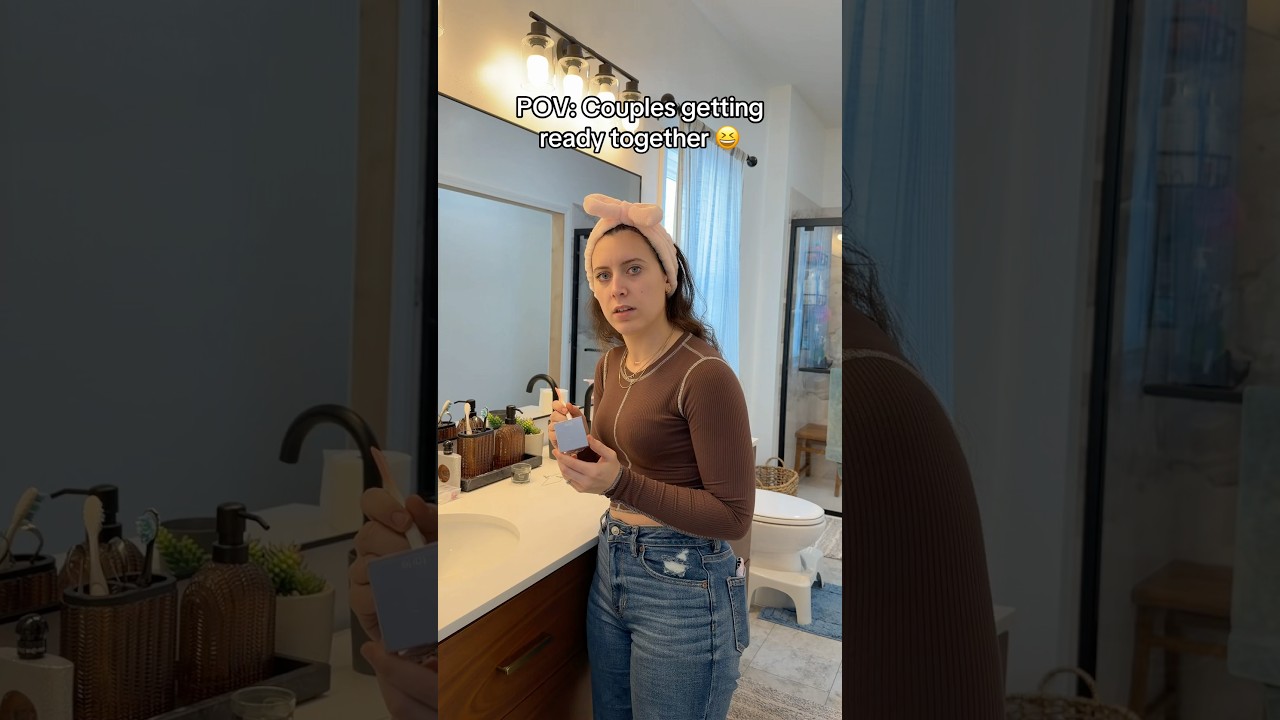 Вид от первого лица: Мы готовимся вместе как пара 😅 