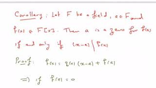Division Algorithm