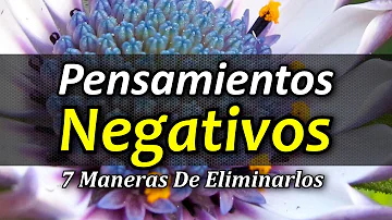 ¿Cuáles son las 7 maneras de deshacerse de los pensamientos negativos?