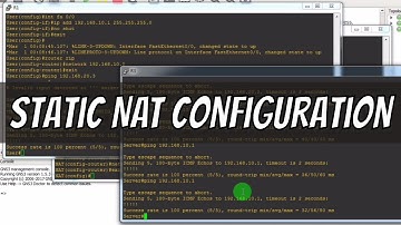 Cisco Static NAT Configuration (GNS3)