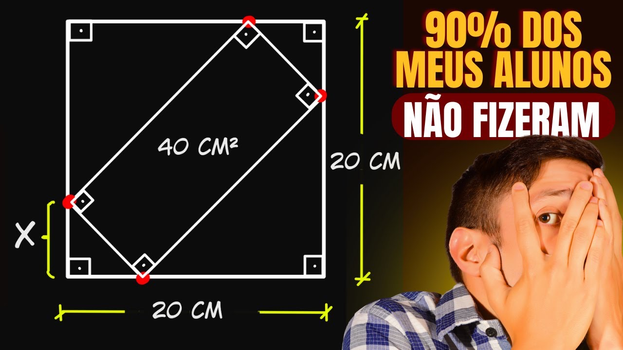 UMA QUESTÃO NÃO PRECISA SER DIFÍCIL PARA SER BONITA!