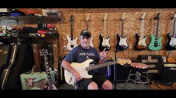 "Tequila" Using a T.c. Flashback x4 looper. Stratocaster Fender Tube amps