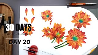 Acrylic Painting For Beginners Anyone Can Paint This Step By Step Beginner Lesson Day 20