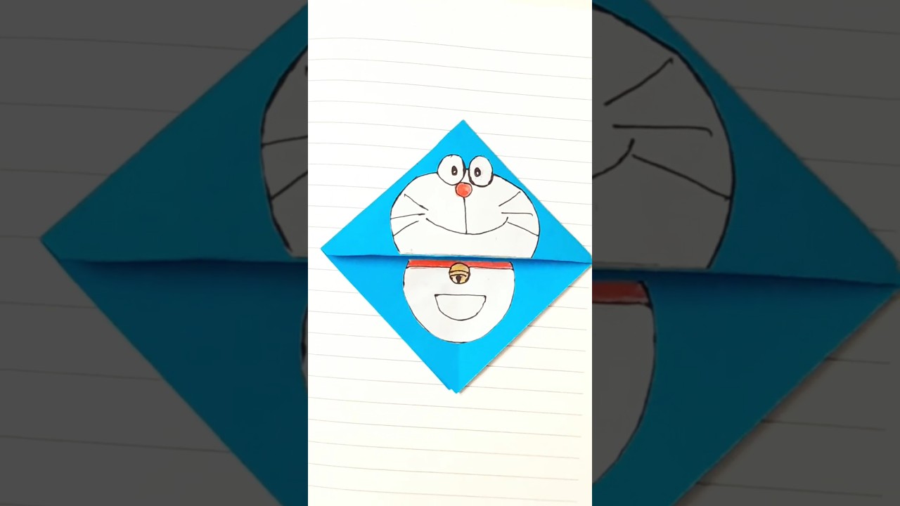 🦋DIY Doraemon Corner Bookmark|| Easy & Cute!!!💝 