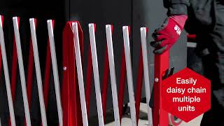 Armorgard Barricade BAR1 Expandable Safety Barrier Demo