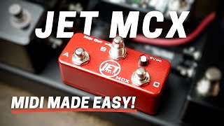 Intro to Midi // Mini Worship Pedalboard with the JET Pedals MCX and the Line 6 HX Stomp