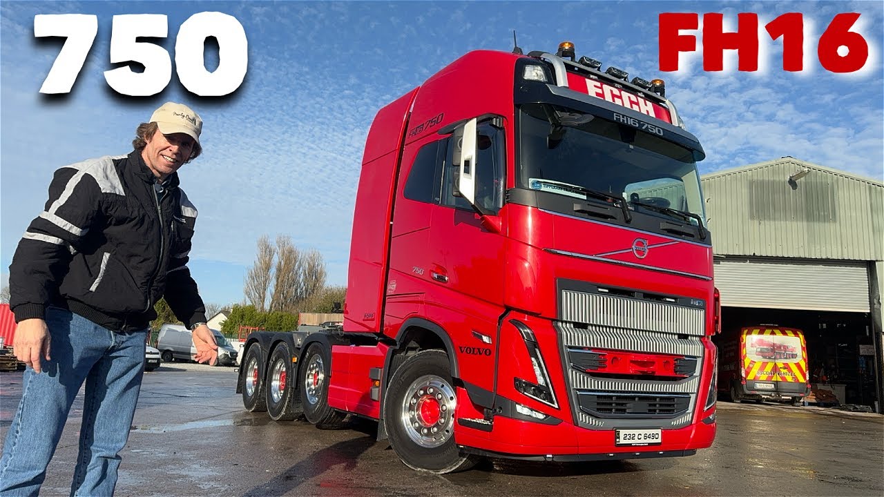 Тест-драйв тяжелого грузовика VOLVO FH16 750 полной массой 85 тонн