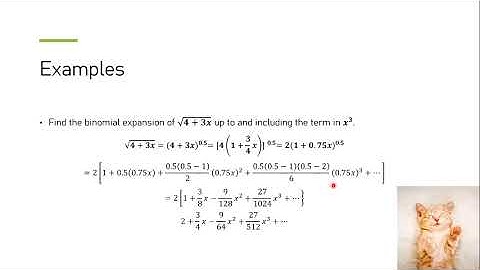 AQA A-Level Maths- Binomial Expansions as Infinite Sums
