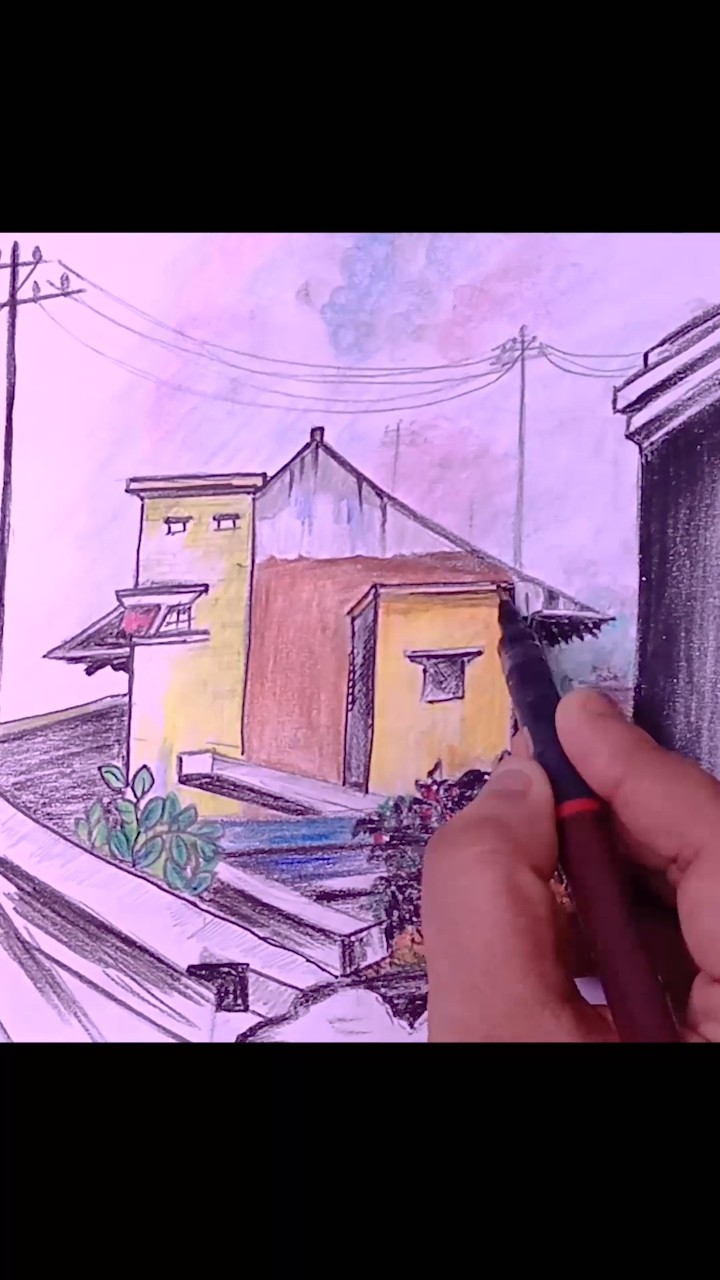 🌿 Amazing Nature Landscape Art #art #shorts - YouTube