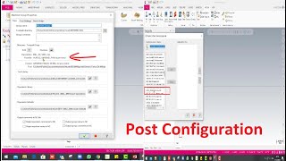 : Mastercam post processor configuration