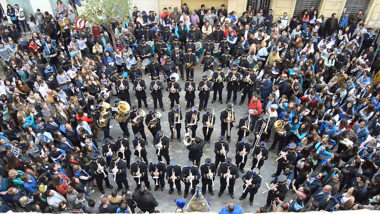 Himno a la Stma Virgen de los Dolores y Las Caretas - Anuncio Azul 2015