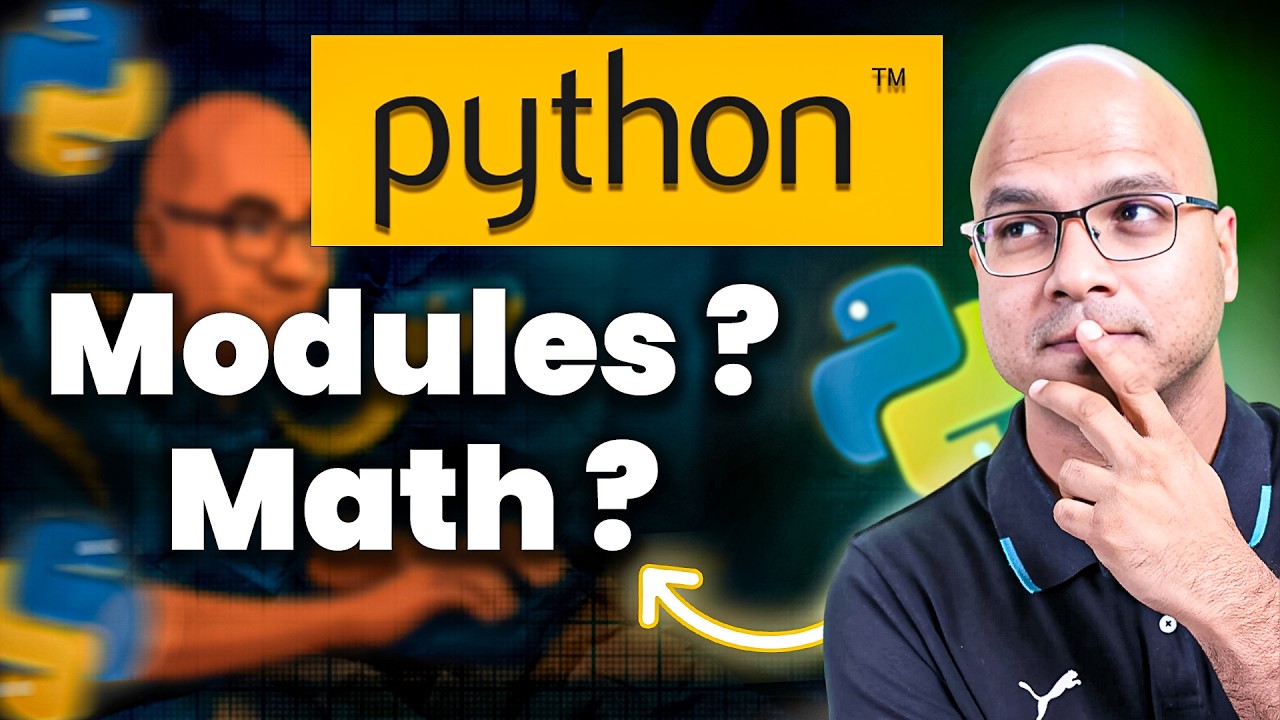 #16 Working with Module with Math in Python