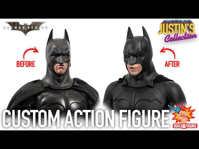 Hot Toys Batman Begins Custom OATY Custom 1/6 Scale Head Review