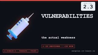 Vulnerability Types Explained — SQLi, XSS, Zero-Day (Security+ SY0-701 Obj 2.3) Profile