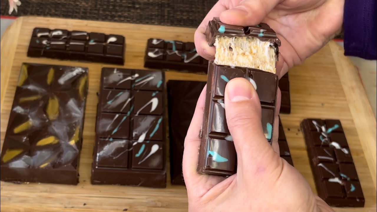 How to make Dubai chocolate with marshmallows  شكولاته دبي بالمارشميلو بتجنن والطعم رائع