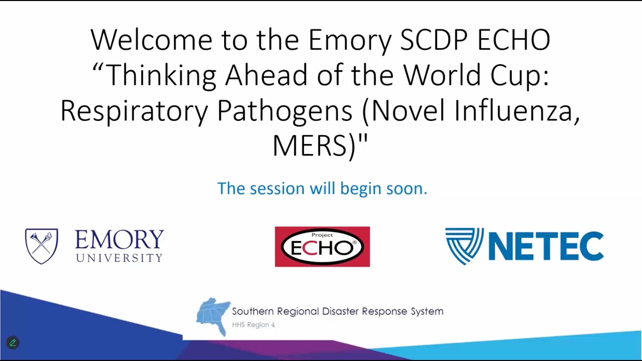 Thinking Ahead of the World Cup: Respiratory Pathogens (Novel Influenza, MERS)