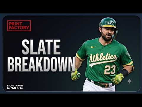 MLB DFS Picks & Strategy | RPS Print Factory — Run Pure Sports YouTube show