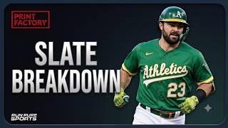 MLB DFS Picks Strategy RPS Print Factory