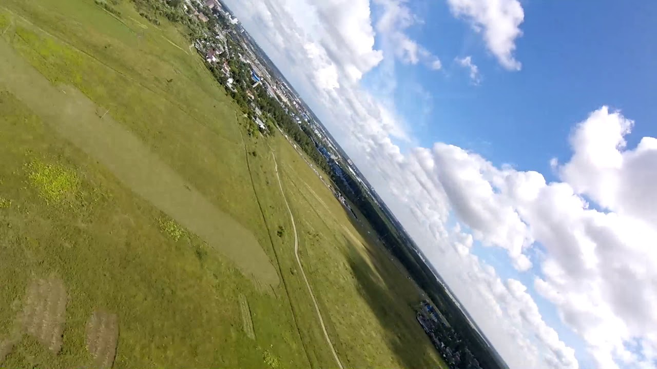 Полет первый Sonicmodell HD Wing 1213 мм Wingspan EPO FPV Flying Wing RC Самолет