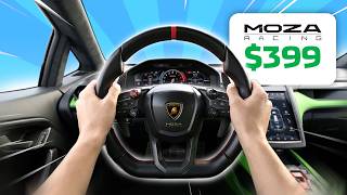Lamborghini & Moza Made A 399 Sim Racing Wheel