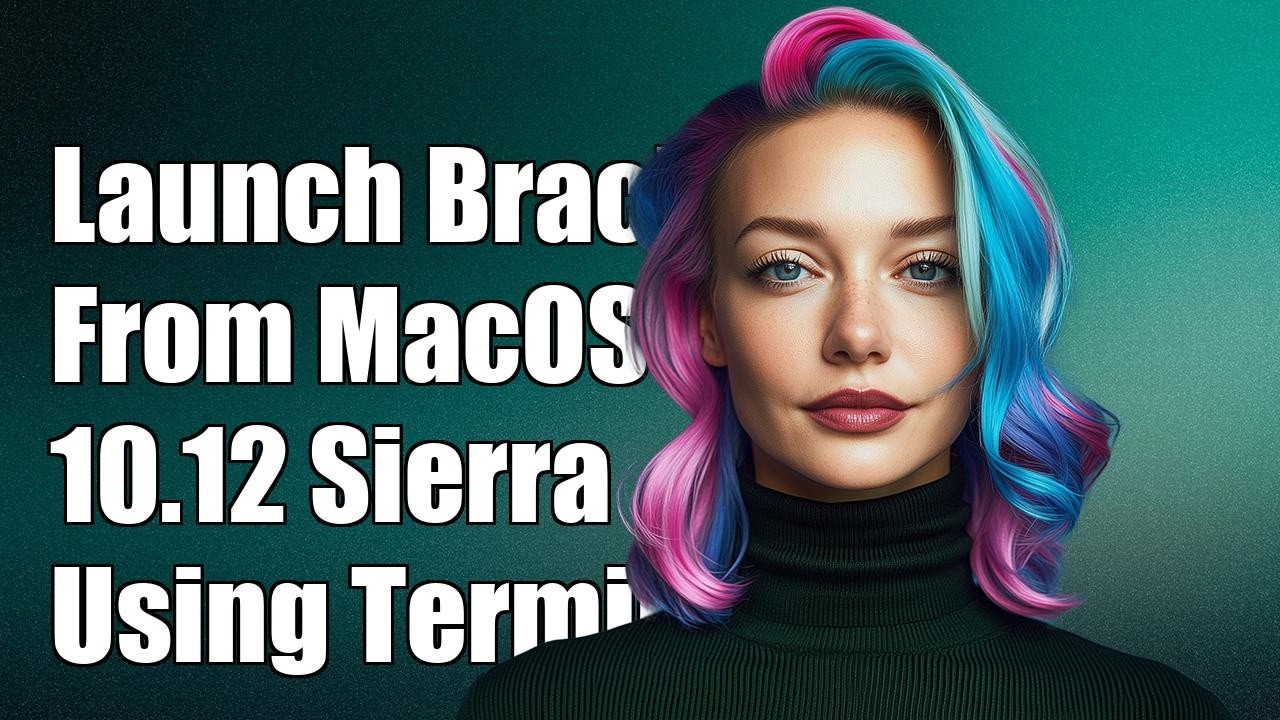 How do I launch brackets.io from MacOS 10.12 (Sierra) terminal? - YouTube