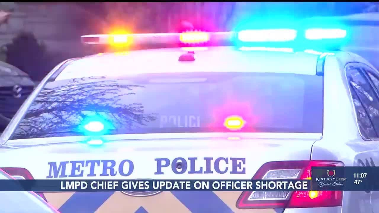 LMPD Chief gives update on officer shortage - YouTube