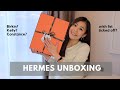 HERMES Kelly /Birkin/ Constance  bag unboxing. Classic and timeless.