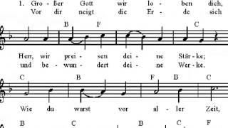 Großer Gott wir loben dich chords