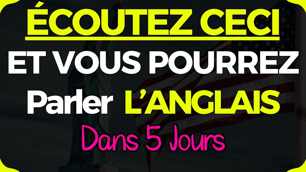Écoutez ceci pendant 5 jours et votre anglais s'améliorera ✅ Apprenez l'anglais rapidement