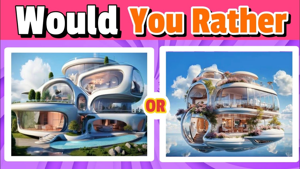 Would you rather 🏠... Build your Dream House 🤩🔥🌈 Genius Quiz - YouTube