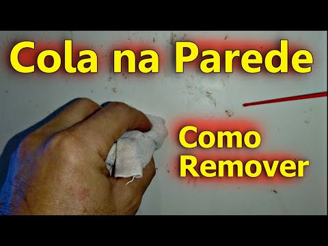 Como Remover Cola da Parede Sem Danificar a Pintura - YouTube
