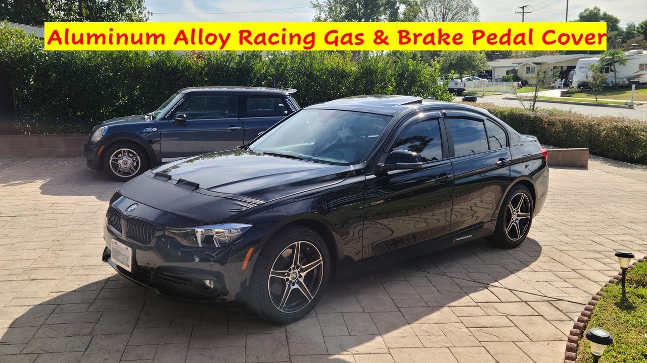 BMW Racing Aluminum Alloy Gas and Brake Pedal Covers
