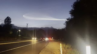 SpaceX rocket soars over Southern California on Valentine's Day